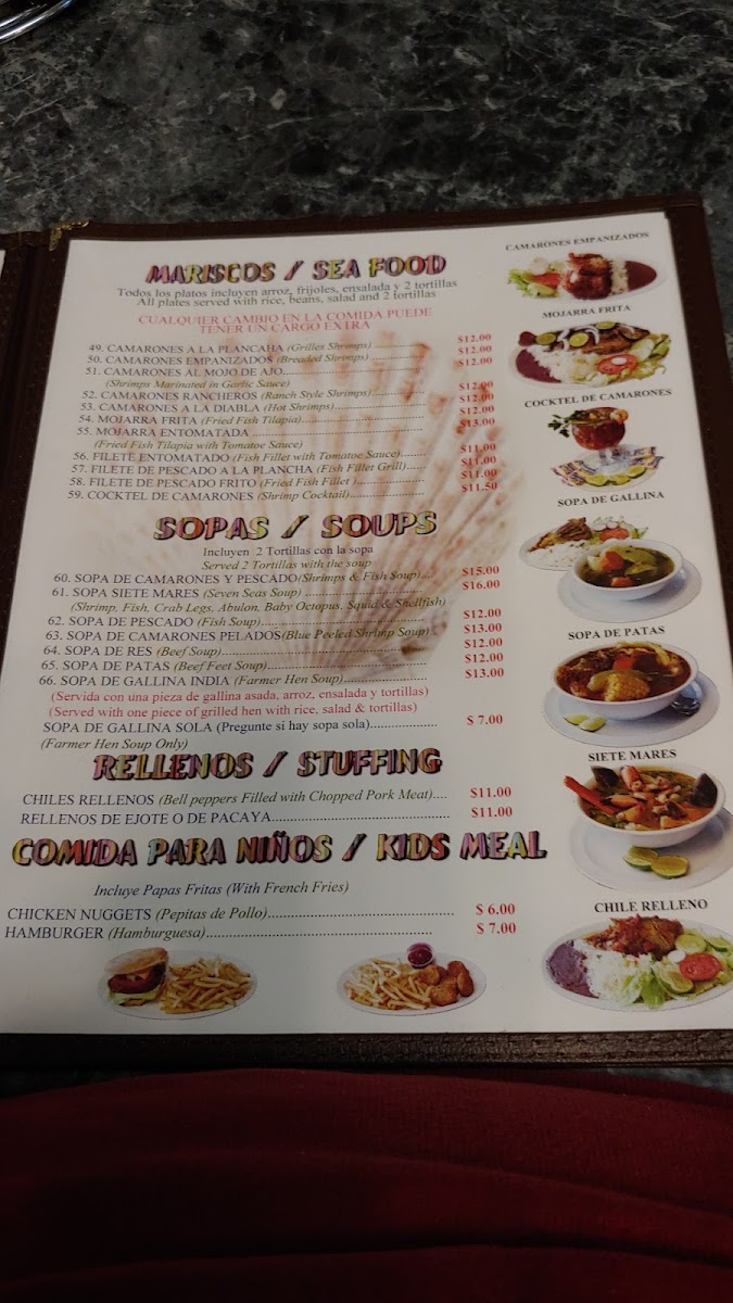 Conchita's # 2 Menu - Image 3